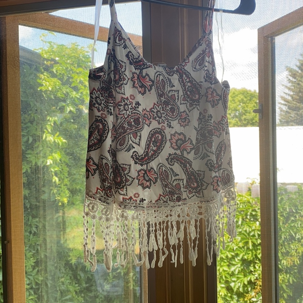 Paisley crop top
